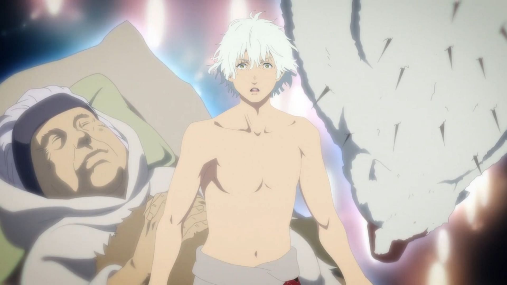 Fushi learning about reincarnation (Image via Studio Drive)